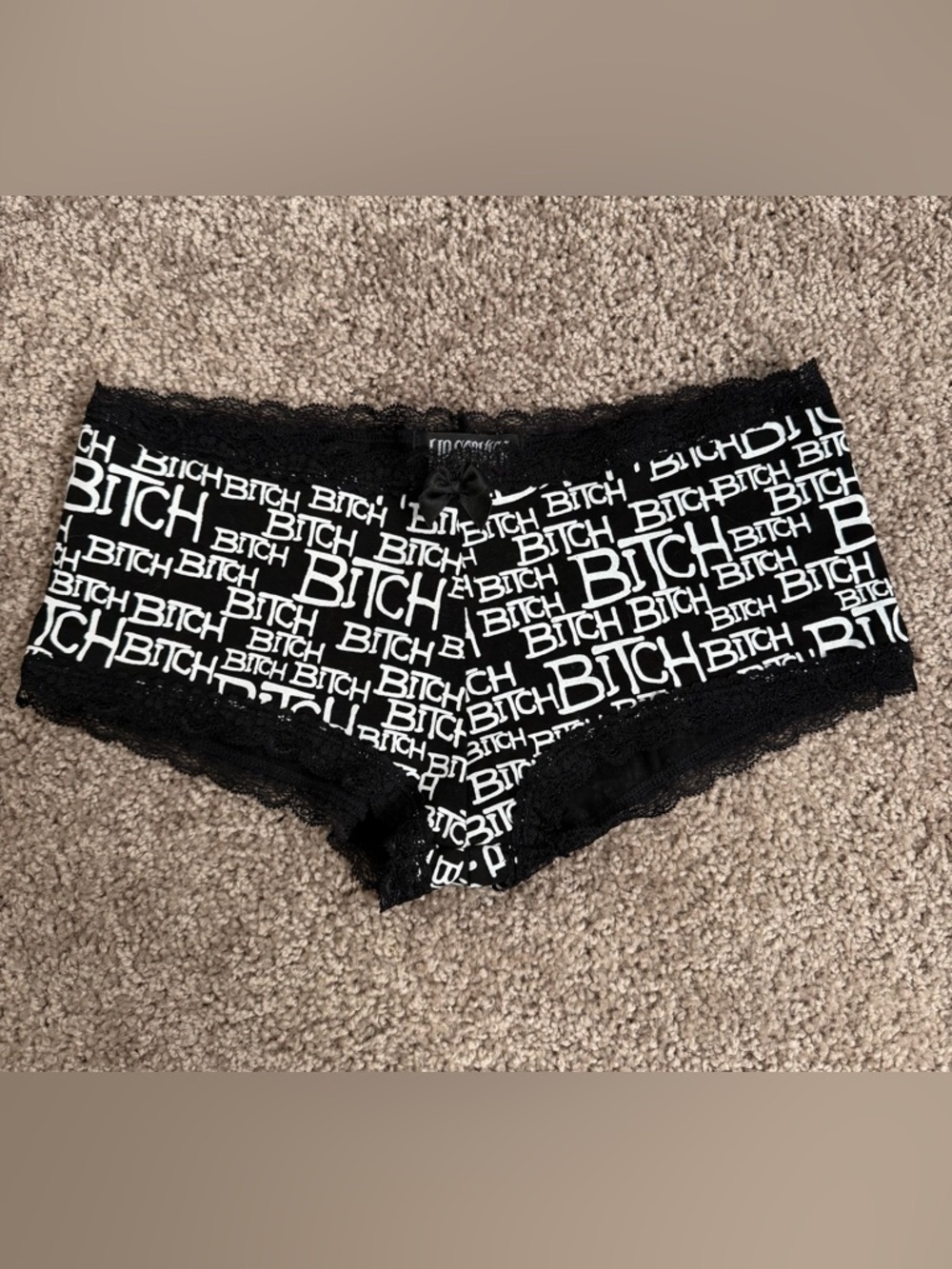 Lip Service x iGirl Swear Micro Shorts emo goth grunge low rise